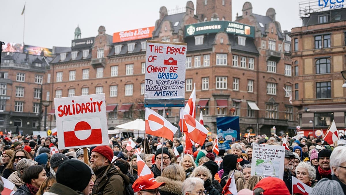Danemark : mobilisation populaire contre l'impérialisme américain